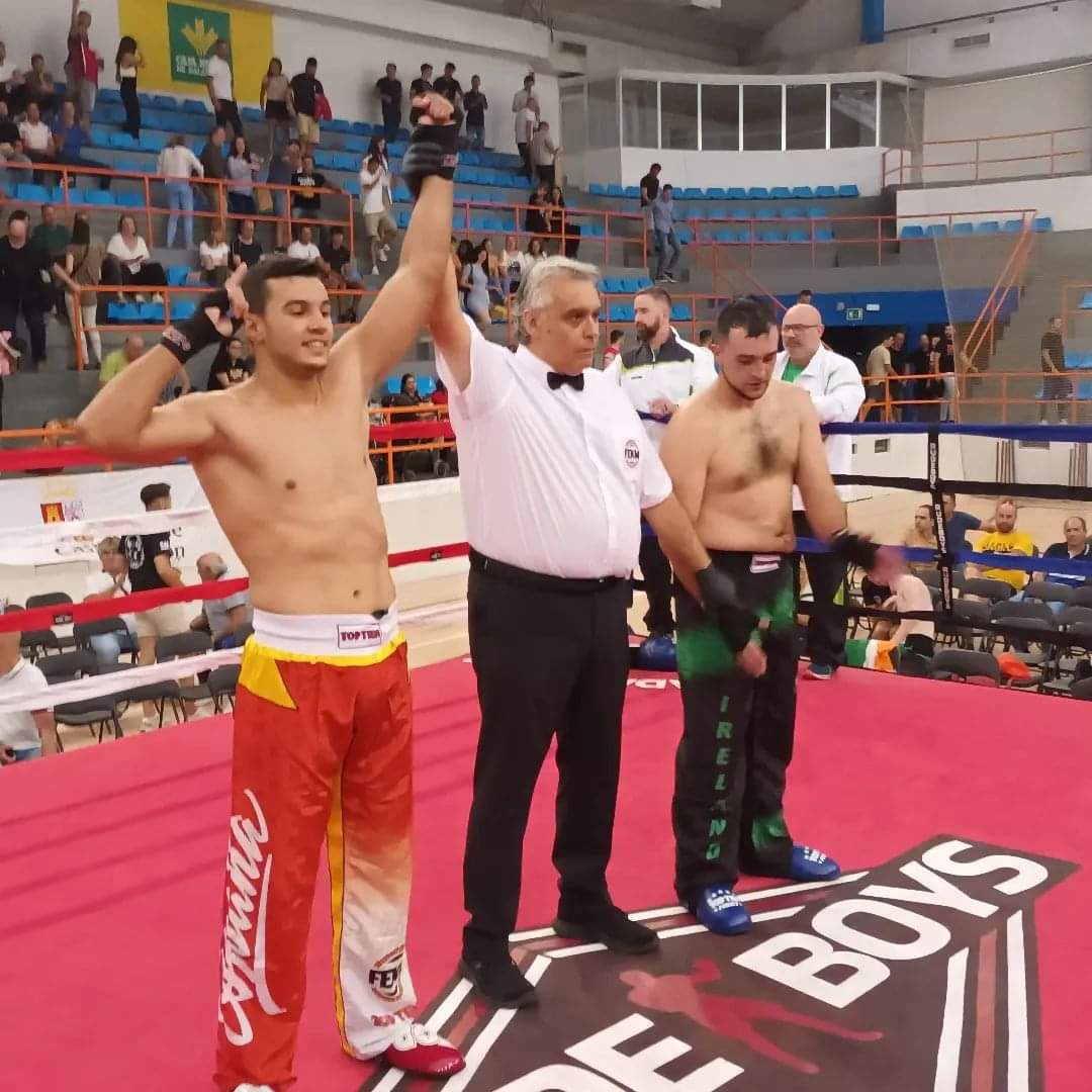 Victoria de Mohammed Hamdi en la velada de kickboxing de Salamanca